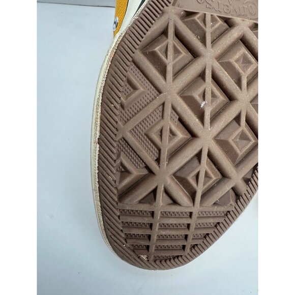 Converse Chuck Taylor All Star High Tops Womens US 8.5 Mens 6.5 Yellow Gold - Picture 11 of 13
